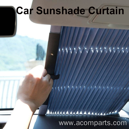 Front window protective vacuum suction window sun shade